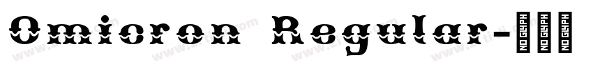 Omicron Regular字体转换